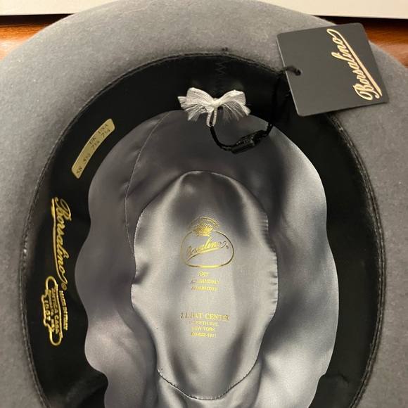 The Borsalino Classico Unisex Iconic Hat Made in Italy Size 7 1/4 - Picture 2 of 4